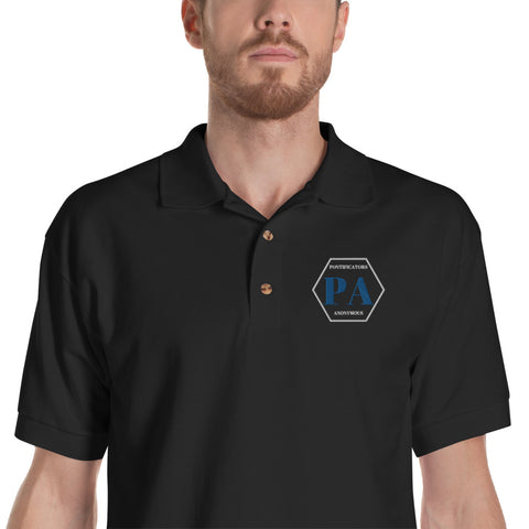 Pontificators Anonymous Embroidered Polo Shirt