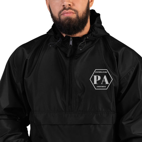 Pontificators Anonymous Embroidered Champion Packable Jacket