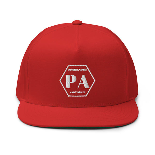 Pontificators Anonymous Flat Bill Cap