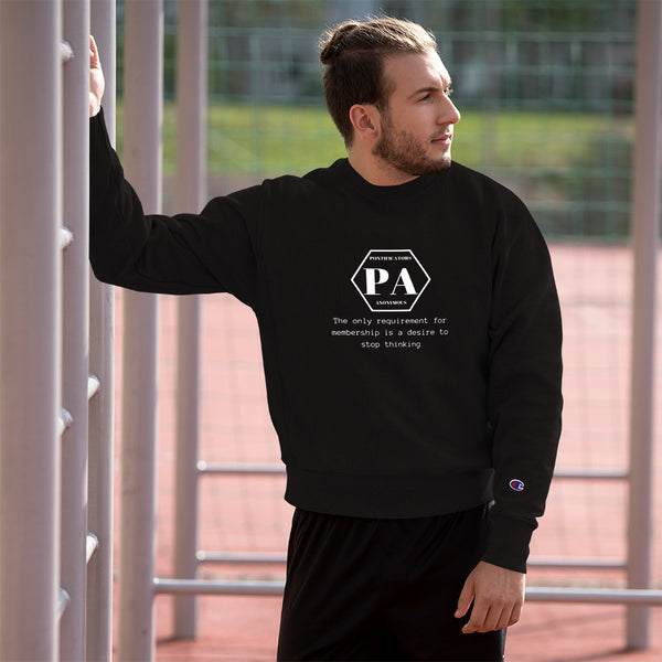 Pontificators Anonymous Requirement Champion Sweatshirt