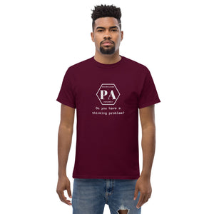 Thinking Problem Men's heavyweight tee