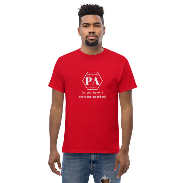 Thinking Problem Men's heavyweight tee