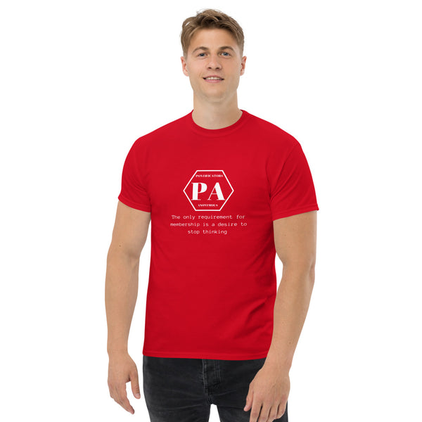 Pontificators Anonymous Requirement Men's heavyweight tee