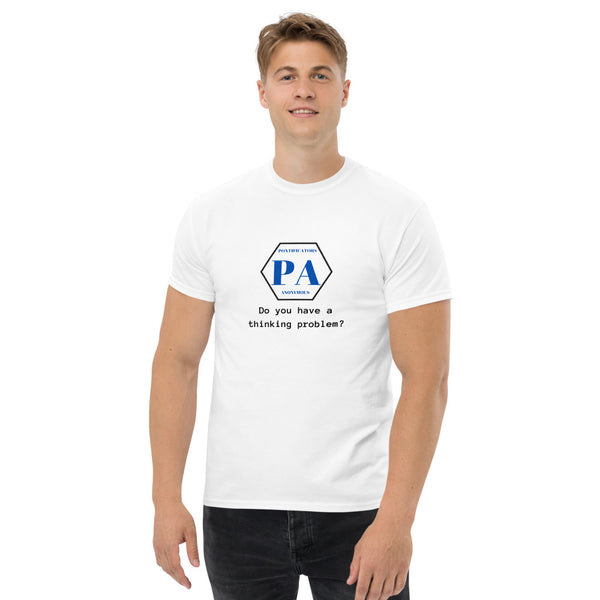 Thinking Problem Men's heavyweight tee