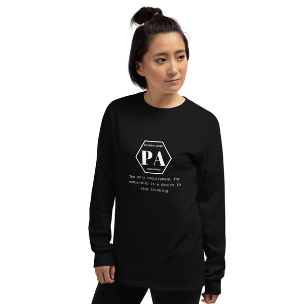 Pontificators Anonymous Requirement Long Sleeve Shirt