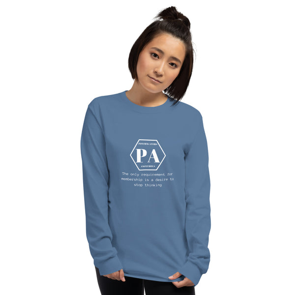 Pontificators Anonymous Requirement Long Sleeve Shirt