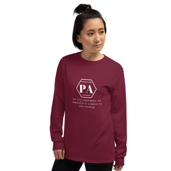 Pontificators Anonymous Requirement Long Sleeve Shirt