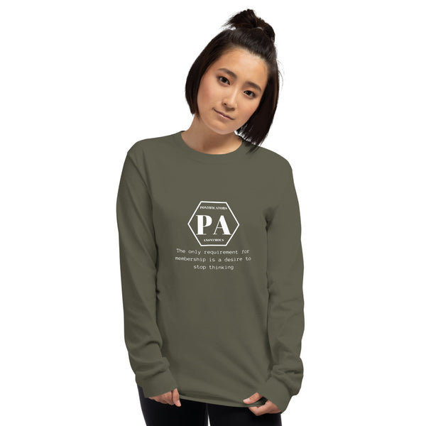 Pontificators Anonymous Requirement Long Sleeve Shirt