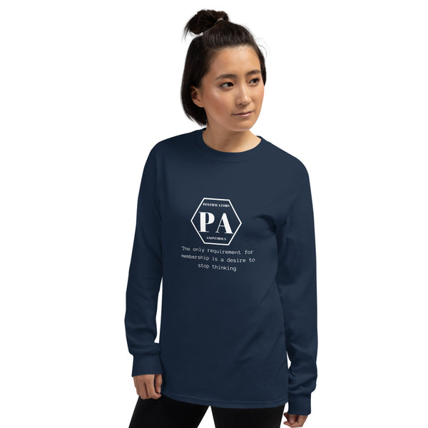 Pontificators Anonymous Requirement Long Sleeve Shirt