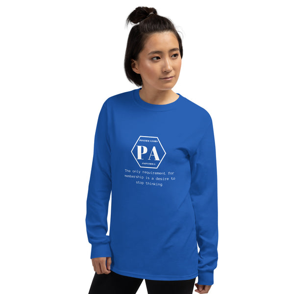 Pontificators Anonymous Requirement Long Sleeve Shirt