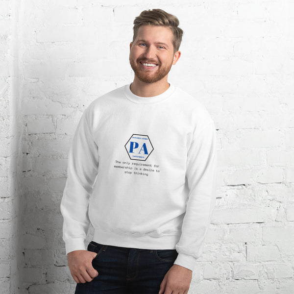 Pontificators Anonymous Requirement Unisex Sweatshirt