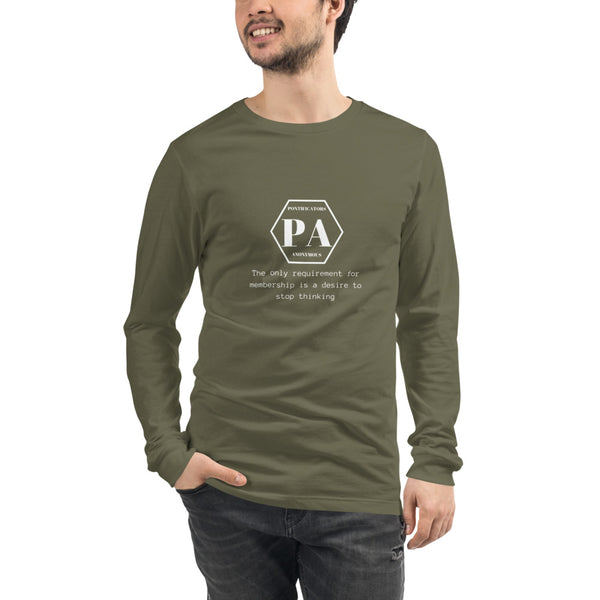 Pontificators Anonymous Requirement Long Sleeve Tee