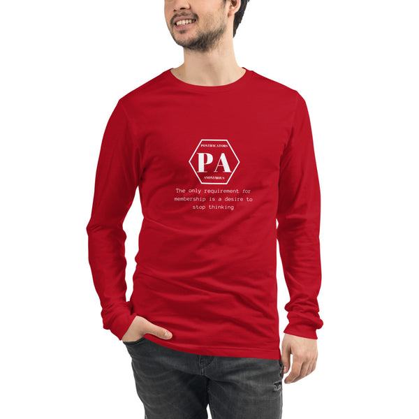 Pontificators Anonymous Requirement Long Sleeve Tee