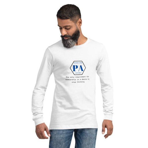 Pontificators Anonymous Requirement Long Sleeve Tee