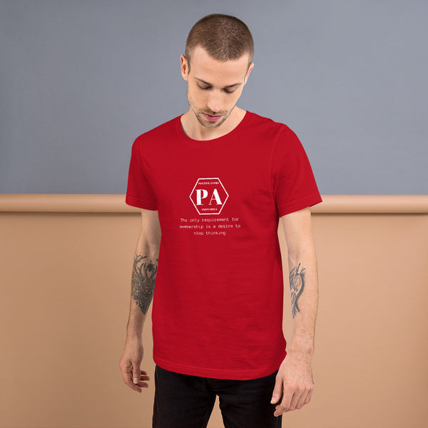 Pontificators Anonymous Requirement Short-Sleeve T-Shirt