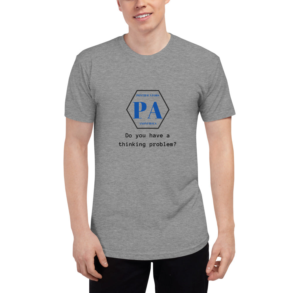 Thinking Problem Unisex Tri-Blend Track Shirt