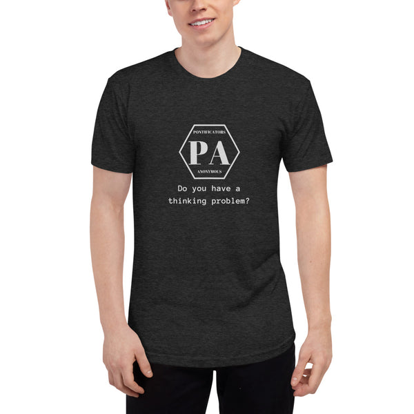 Thinking Problem Unisex Tri-Blend Track Shirt