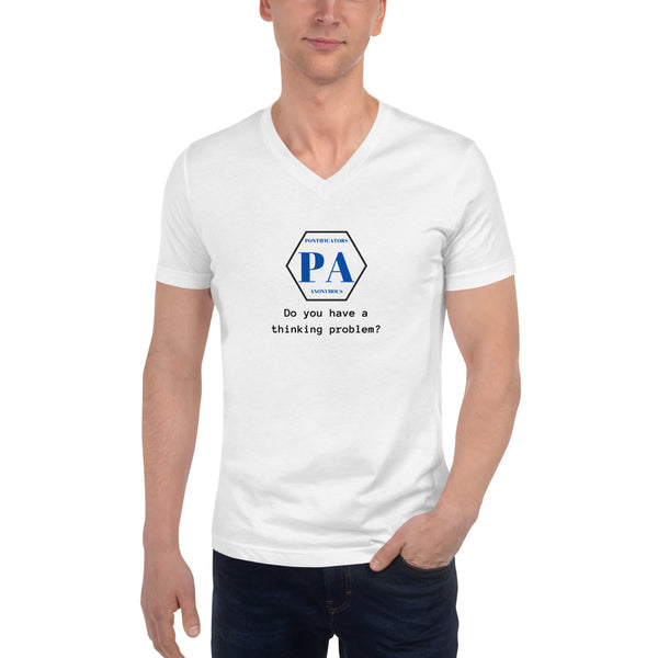 Thinking Problem Short Sleeve V-Neck T-Shirt