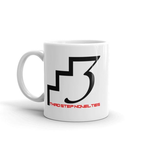 3rd Step Logo White glossy mug