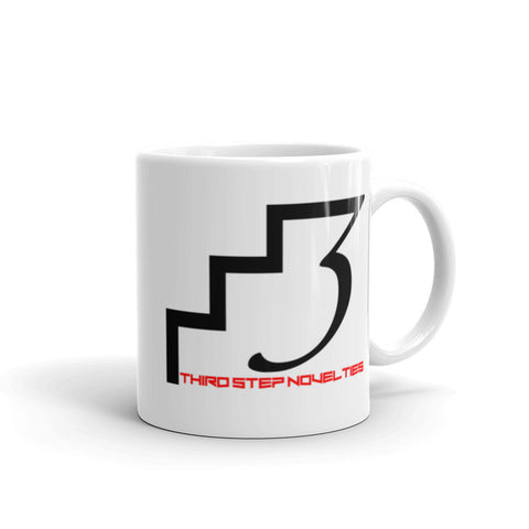 3rd Step Logo White glossy mug