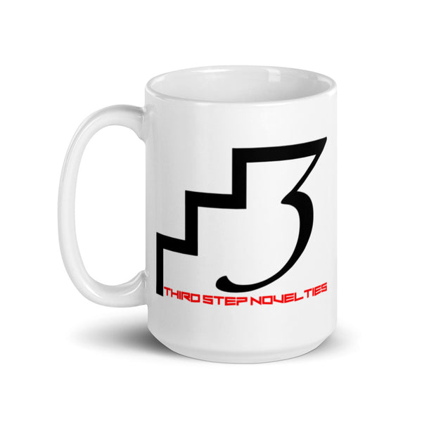 3rd Step Logo White glossy mug