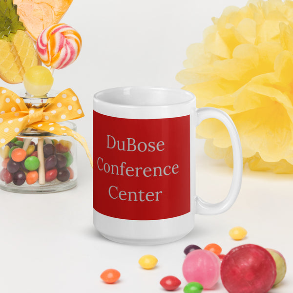 Dubose Conference Center Red glossy mug