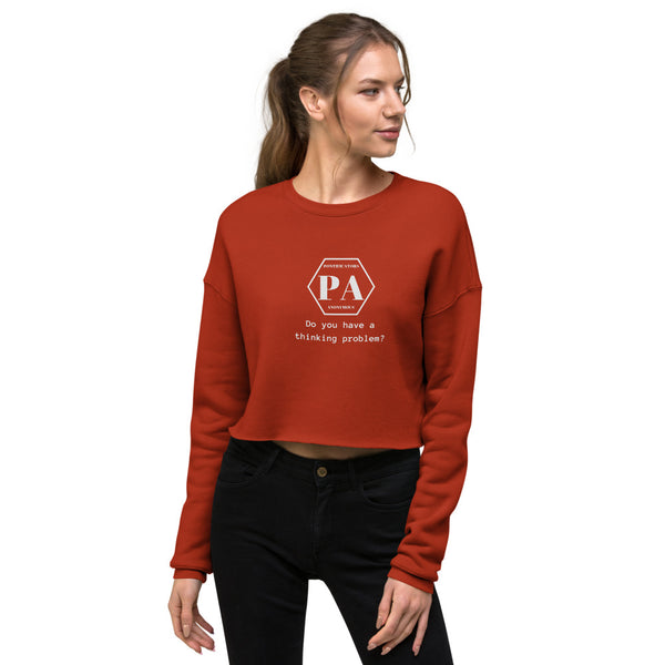 Thinking Problem Crop Sweatshirt