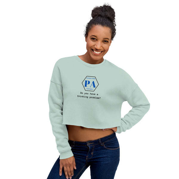 Thinking Problem Crop Sweatshirt