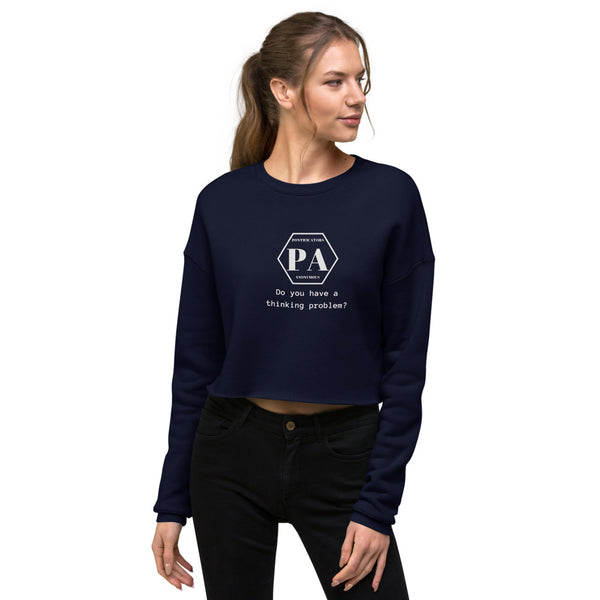 Thinking Problem Crop Sweatshirt