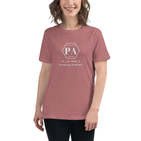 Thinking Problem Women's Relaxed T-Shirt