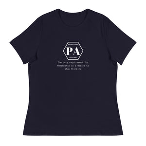 Pontificators Anonymous Requirement Women's Relaxed T-Shirt